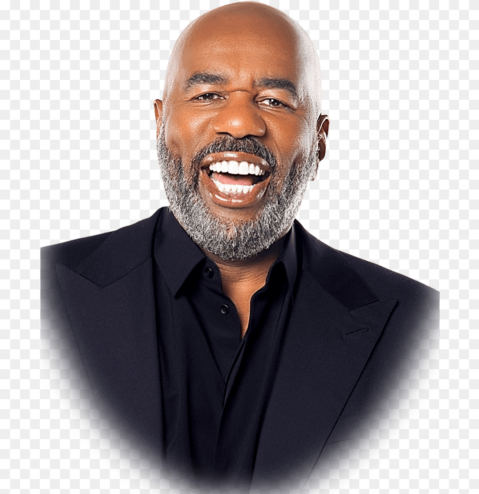 Steve Harvey, Face, Happy, Head, Laughing Free Png Download