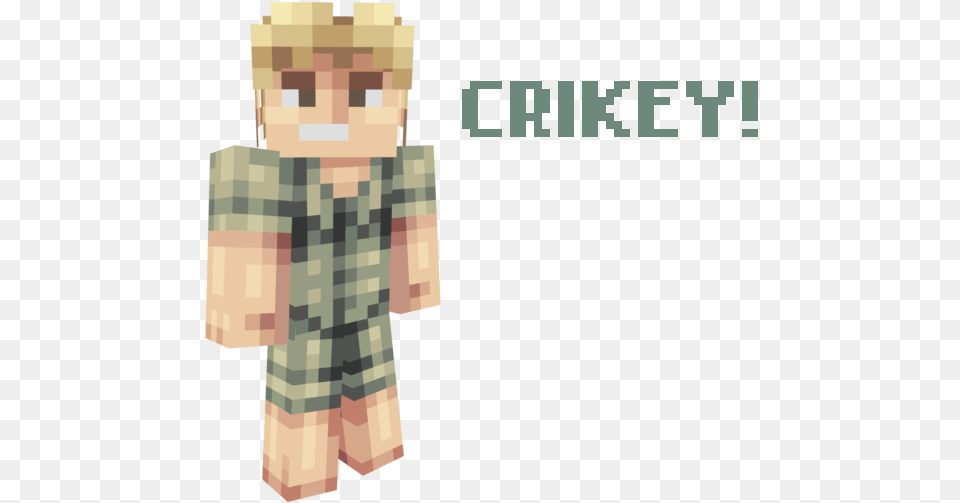 Steve Irwin Minecraft Skin, Person Free Transparent Png