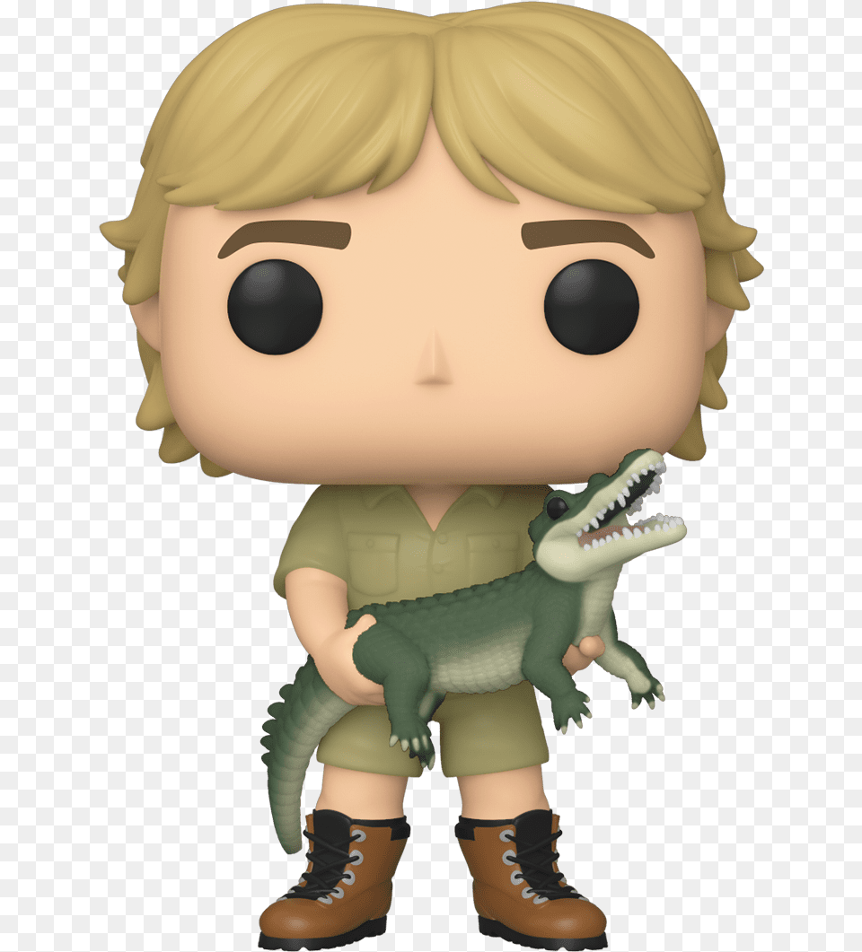 Steve Irwin Pop Vinyl, Animal, Dinosaur, Reptile, Baby Free Png Download