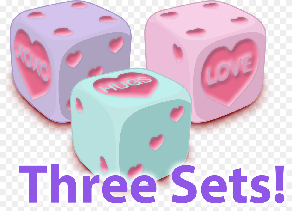 Steve Jackson Gamesu0027 Candy Heart D6 Dice Set Indiegogo Metso Minerals, Game Png