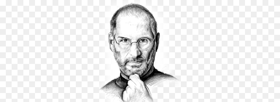 Steve Jobs, Art, Drawing, Adult, Person Png