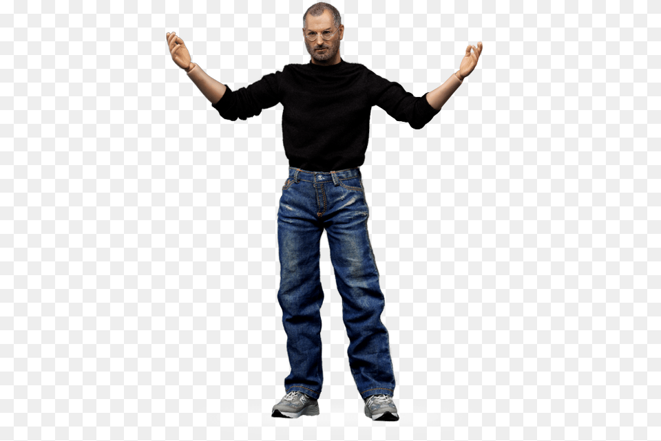 Steve Jobs, Jeans, Clothing, Pants, Person Png Image
