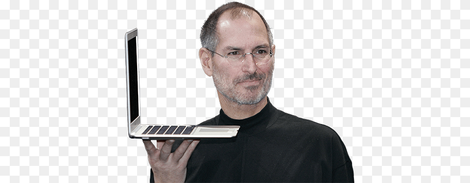 Steve Jobs, Person, Adult, Computer, Man Png