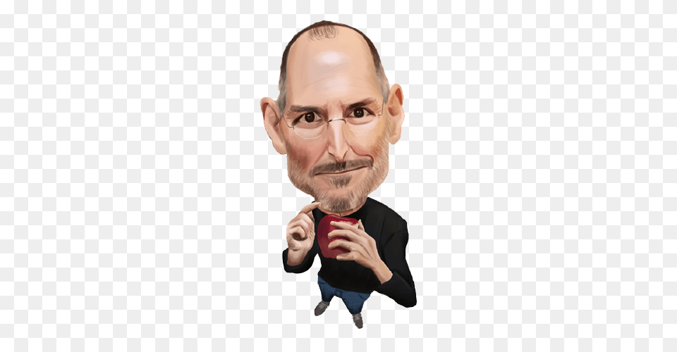 Steve Jobs, Portrait, Photography, Face, Person Free Png Download