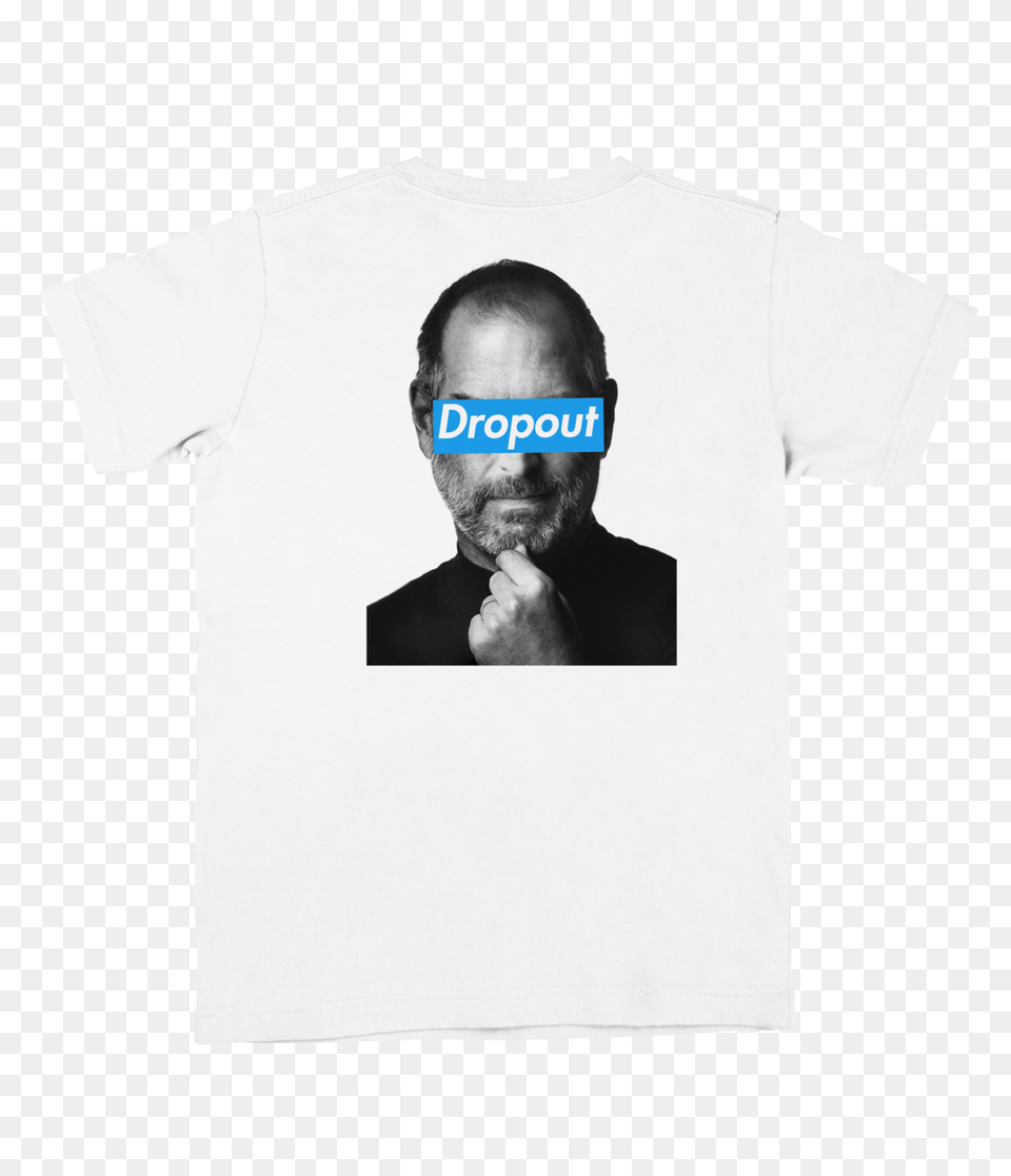 Steve Jobs Dropout Tee Steve Jobs, Adult, Clothing, Male, Man Free Transparent Png