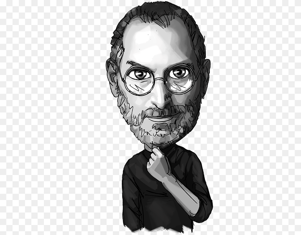 Steve Jobs Professionalism Quotes By Great People, Portrait, Art, Drawing, Face Free Png Download