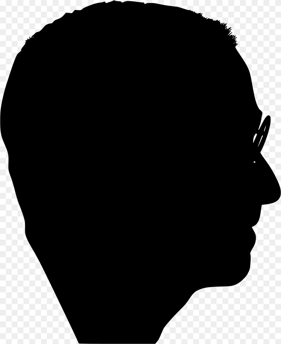 Steve Jobs Silhouette, Adult, Head, Male, Man Png