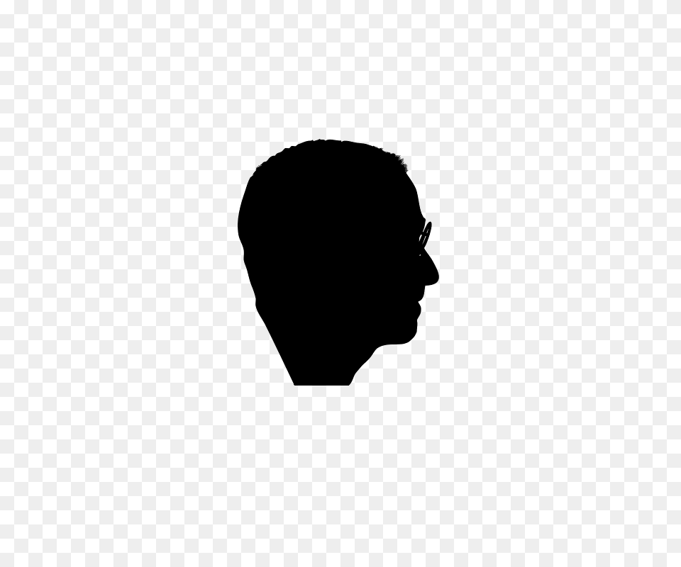 Steve Jobs Silhouette Free Download Vector, Gray Png