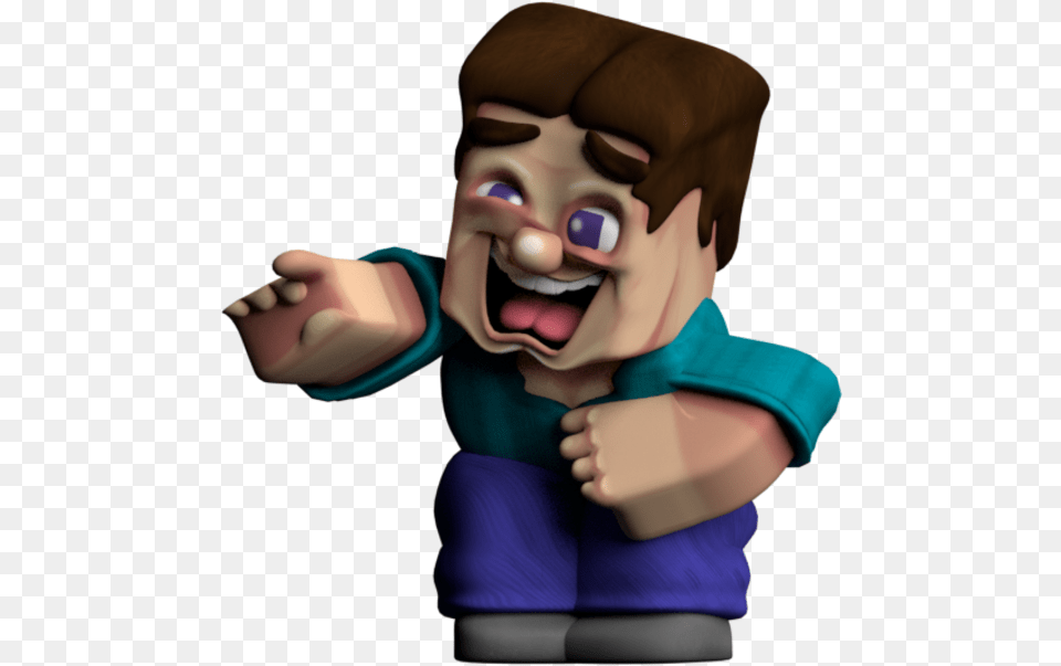 Steve Laughing Clipart Download Minecraft Skin Steve Memes, Baby, Person, Face, Head Free Transparent Png