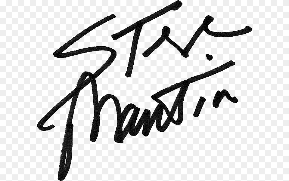 Steve Martin Steve Martin Signature, Gray Free Transparent Png