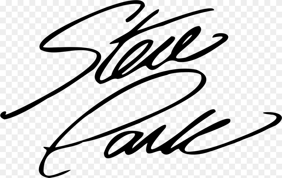 Steve Park Signature Logo Nascar Signature Decal, Gray Free Png Download