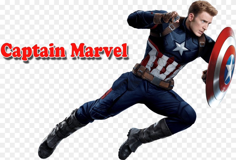 Steve Rogers Uniform Cosplay Costume For Captain America, Teen, Boy, Person, Male Free Png Download