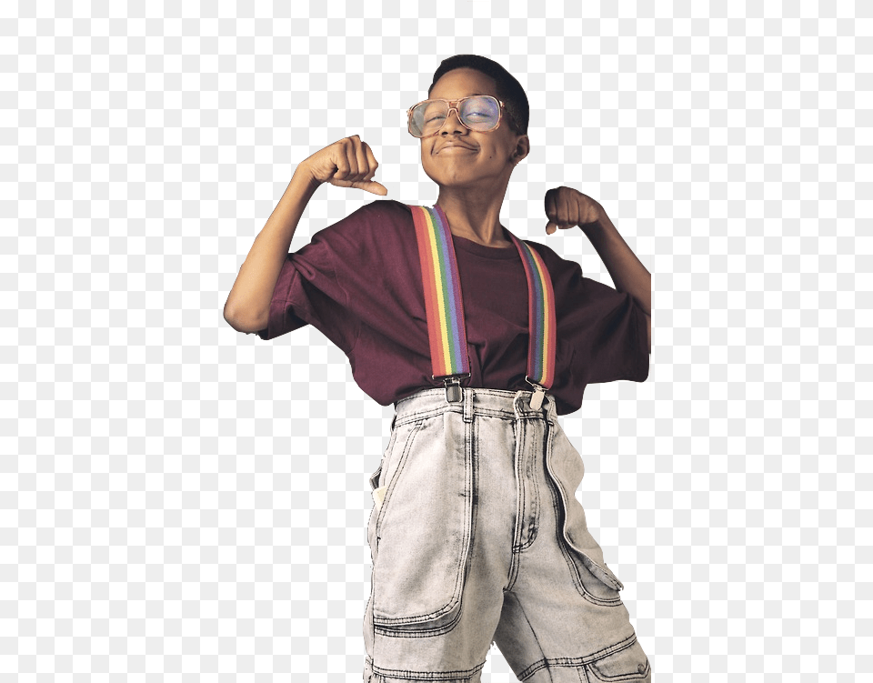 Steve Urkel White Background, Accessories, Pants, Suspenders, Clothing Png