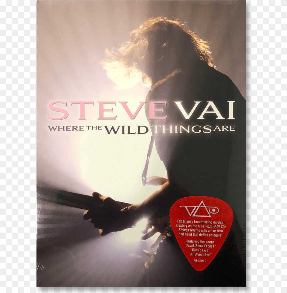 Steve Vai Where The Wild Things Are Blu Ray, Adult, Person, Musical Instrument, Guitar Free Png