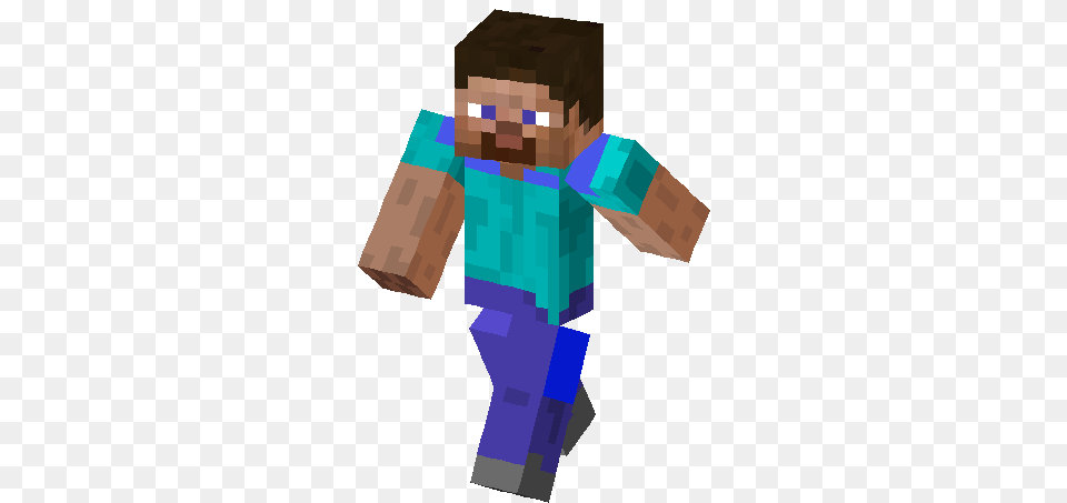 Steve With Cape Skin Minecraft Skins, Person, Head Png Image
