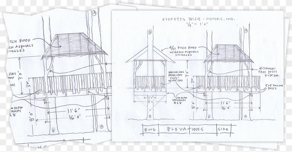 Stevegray Renovations Treehouse Plans Sketch, Chart, Diagram, Plan, Plot Png Image