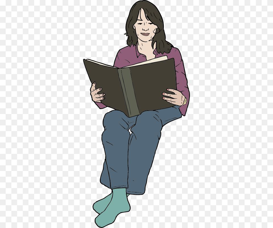 Stevelambert Michelle Kempner Reading, Book, Publication, Person, Adult Free Png