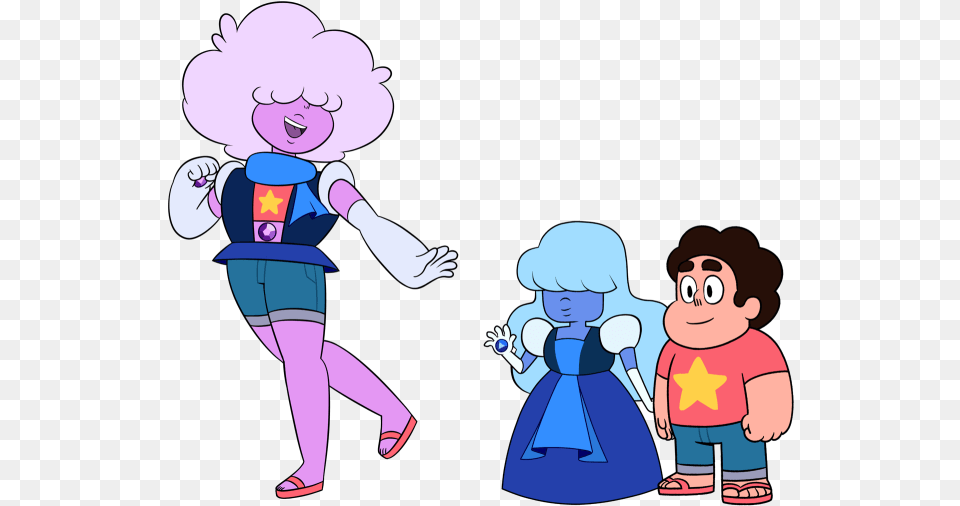 Steven And Sapphire Fusion, Baby, Cartoon, Person, Face Free Transparent Png