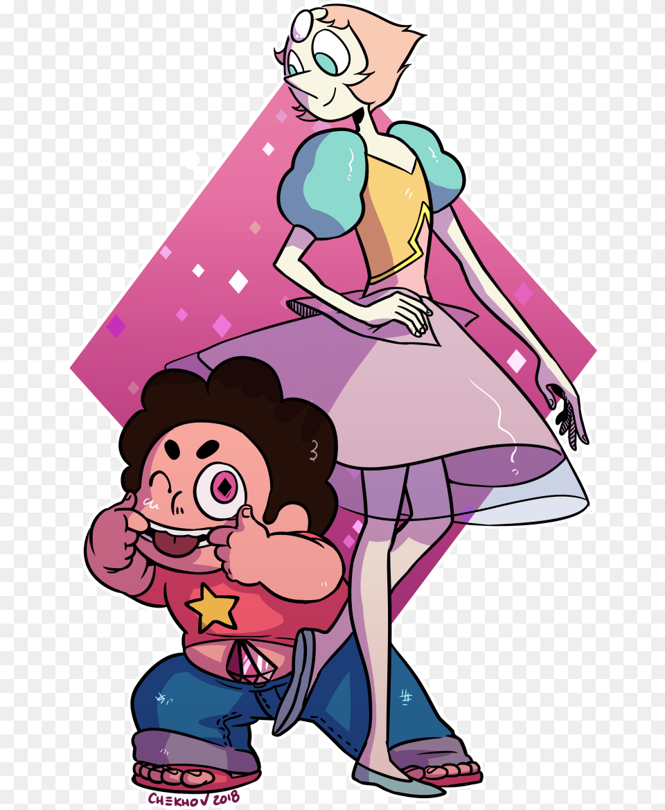 Steven Artpearlsu Homeworld Steven Universe Momswap, Book, Comics, Publication, Baby Free Transparent Png