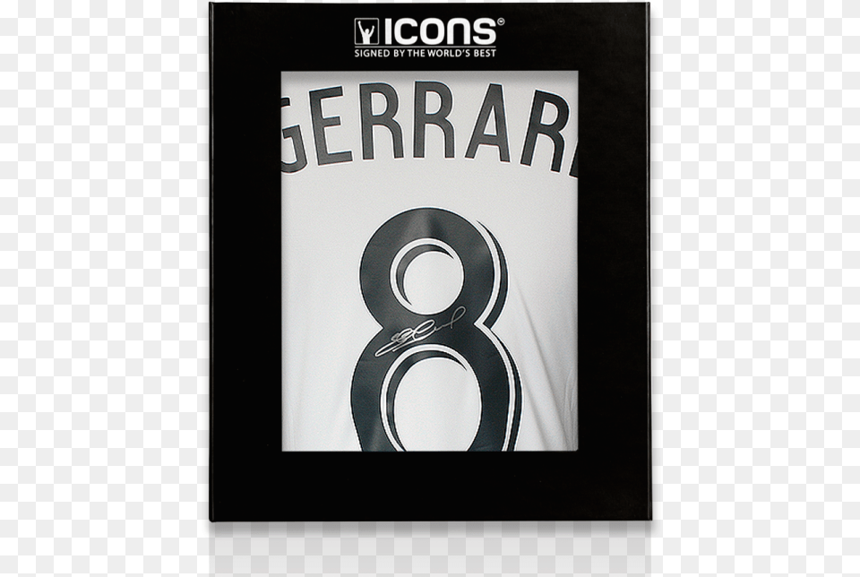 Steven Gerrard Back Signed La Galaxy 2014 15 Home Shirt La Galaxy Back Of Shirt, Number, Symbol, Text Png