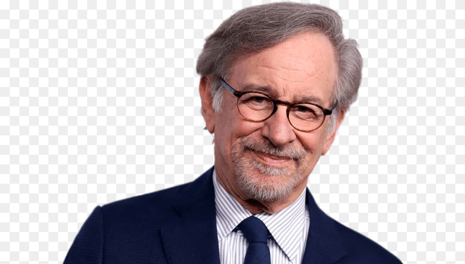 Steven Spielberg Portrait Steven Spielberg No Background, Accessories, Smile, Photography, Person Png Image