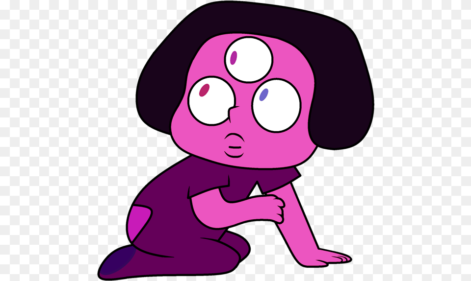 Steven Universe Baby Garnet, Purple, Cartoon, Face, Head Png