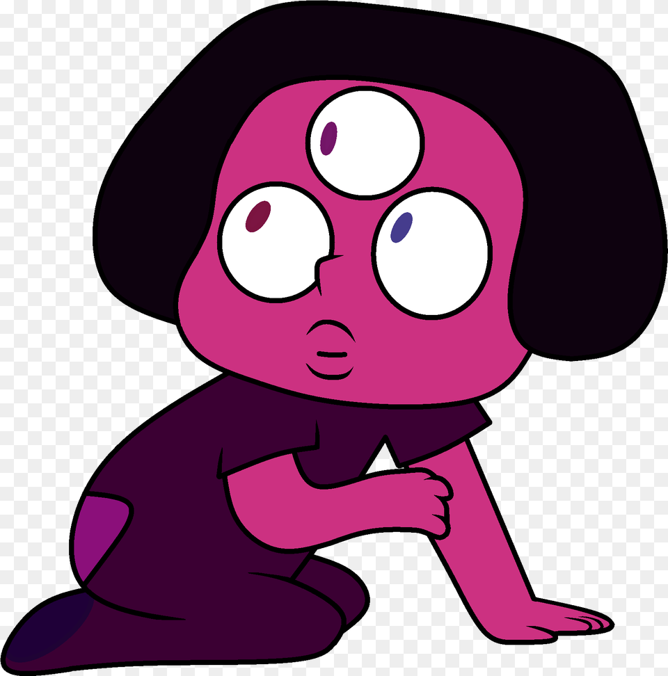Steven Universe Baby Garnet Baby Pearl Steven Universe, Purple, Cartoon, Face, Head Png