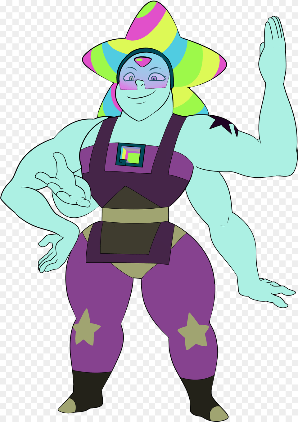 Steven Universe Bismuth Fusion, Clothing, Costume, Person, Purple Png Image