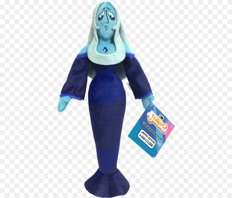 Steven Universe Blue Diamond Plush, Toy, Adult, Female, Person Free Png Download