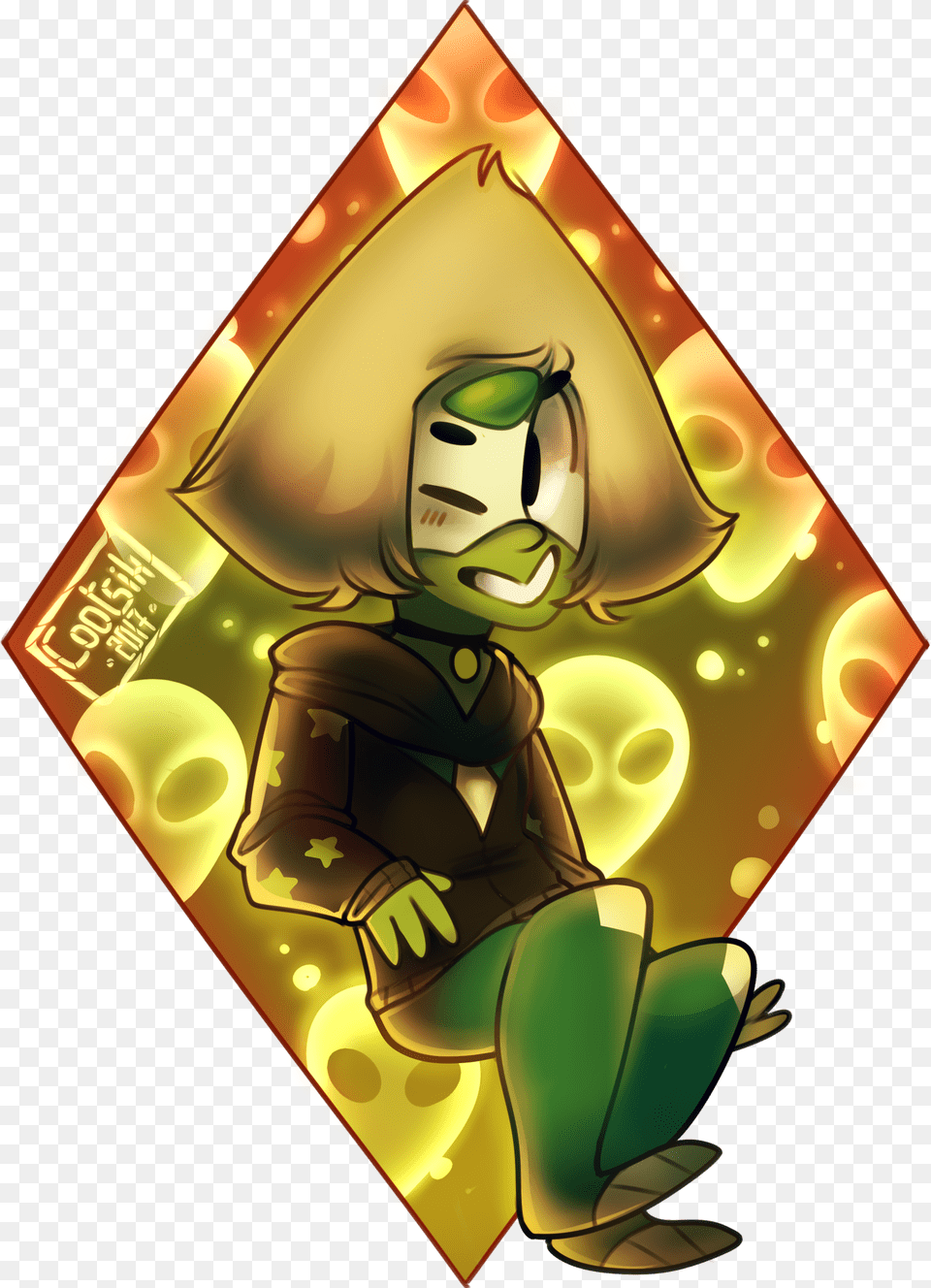 Steven Universe Fanart Peridot Cartoon, Book, Comics, Publication, Art Png Image