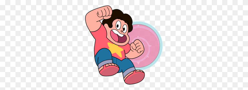 Steven Universe Holding Shield, Cartoon, Face, Head, Person Png Image
