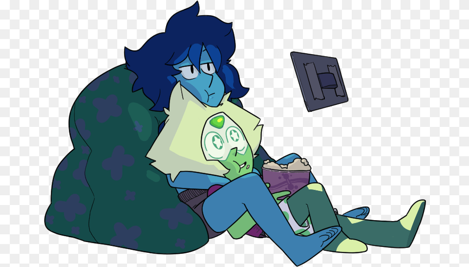 Steven Universe Lapis And Peridot Fanart, Book, Comics, Publication, Baby Free Png Download