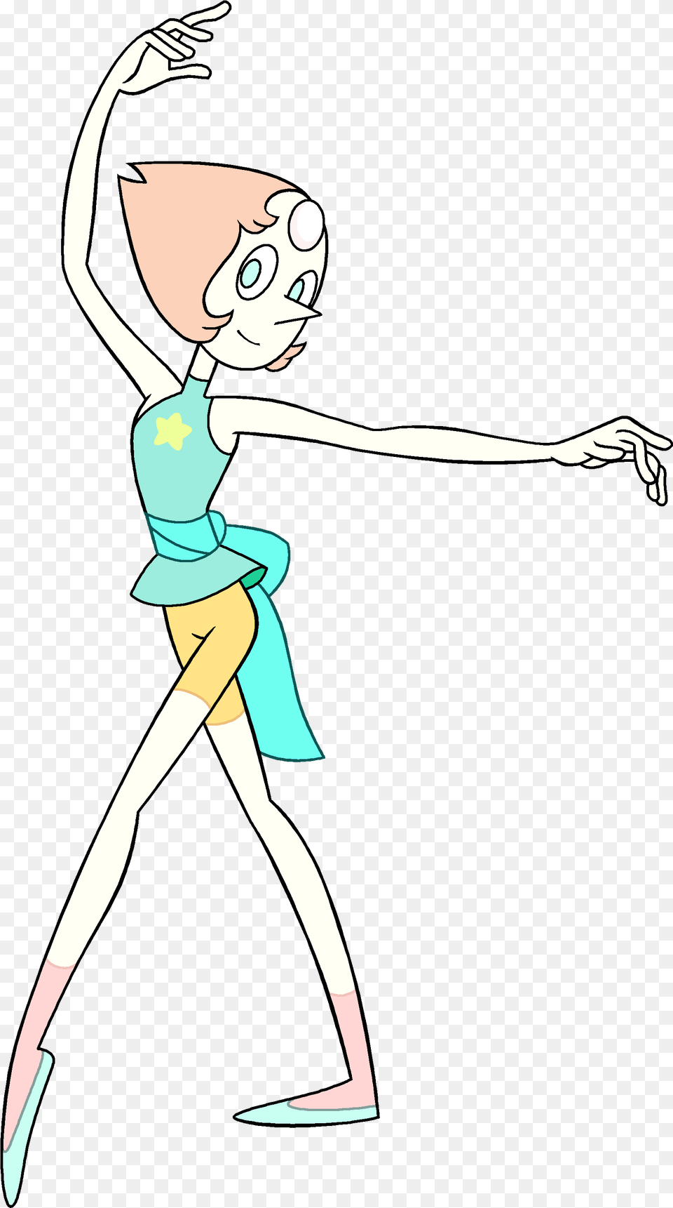 Steven Universe Pearl Dancing Pearl From Steven Universe, Leisure Activities, Person, Ballerina, Ballet Png Image