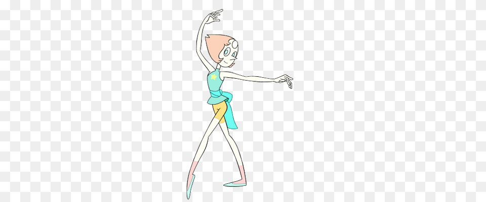 Steven Universe Pearl Dancing Transparent, Person, Cartoon, Leisure Activities, Face Png Image