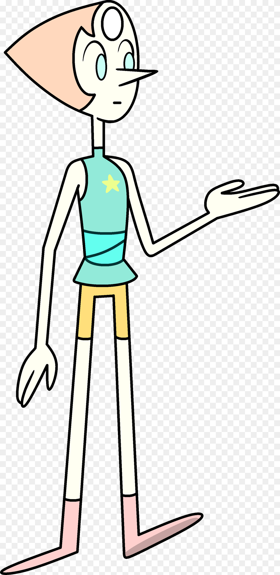 Steven Universe Pearl Model Download Steven Universe Far Distance Render, Cartoon, Person, Cutlery, Alien Free Transparent Png