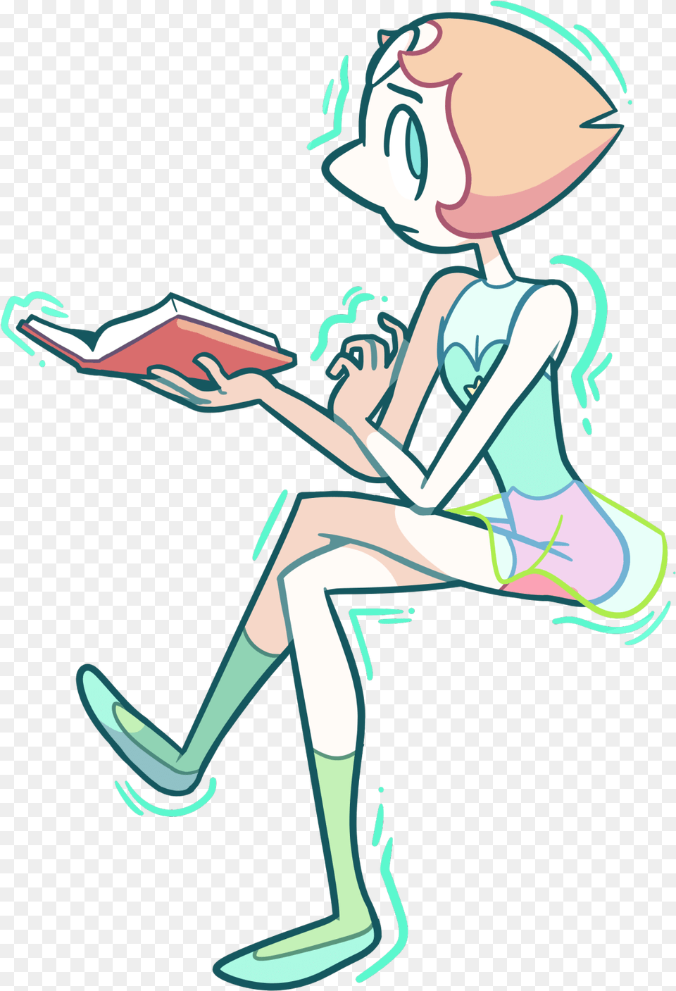 Steven Universe Pearl Reading, Art, Adult, Female, Person Free Transparent Png