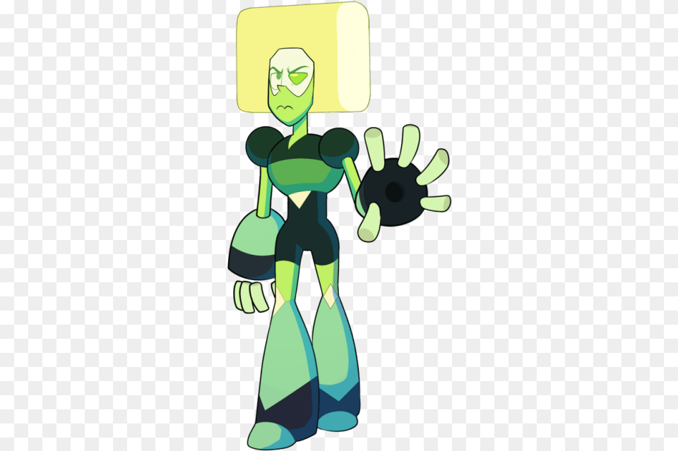 Steven Universe Peridot Squaridot, Person, Cleaning, Clothing, Glove Free Png Download