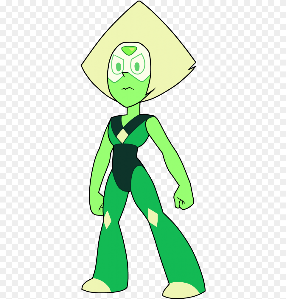 Steven Universe Peridot Standing Peridot From Steven Universe, Elf, Green, Person, Publication Png Image