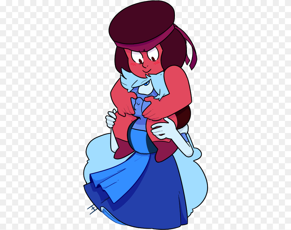 Steven Universe Ruby And Sapphire Steven Universe Ruby And Sapphire, Baby, Person, Book, Comics Free Png Download