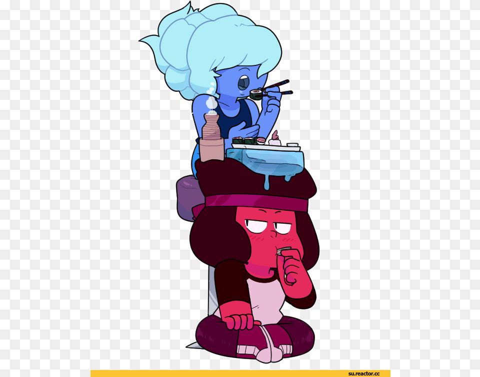 Steven Universe Sapphire, Cartoon, Baby, Person, Face Png Image