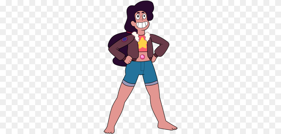 Steven Universe Steven And Connie Fusion Stevonnie Stevonnie Com Cabelo Curto, Cartoon, Person, Clothing, Shorts Free Png Download