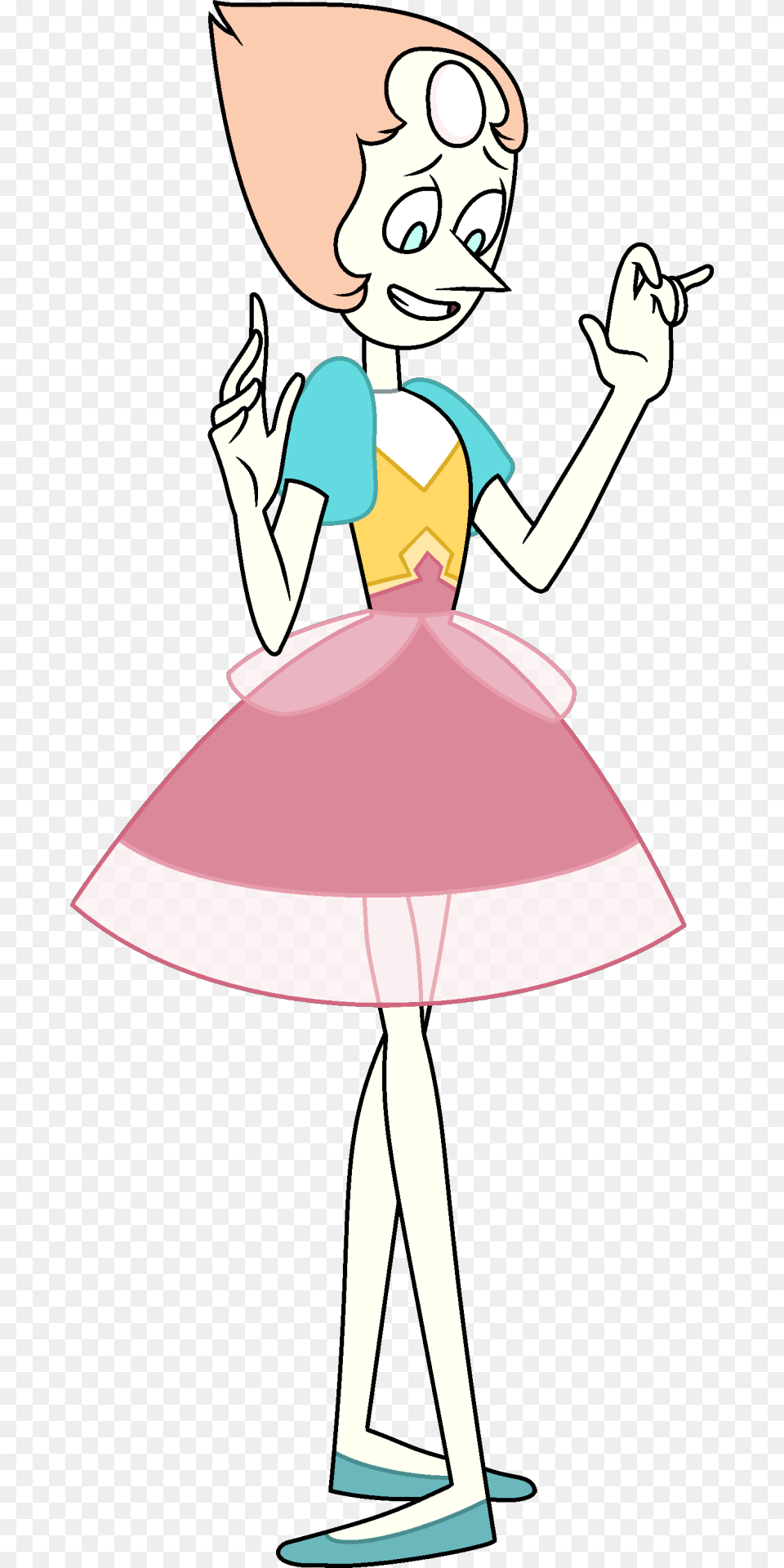 Steven Universe Su Pearl Gem Pearl Past Steven Universe Pearl Pink Diamond Dress, Dancing, Person, Leisure Activities, Girl Free Transparent Png