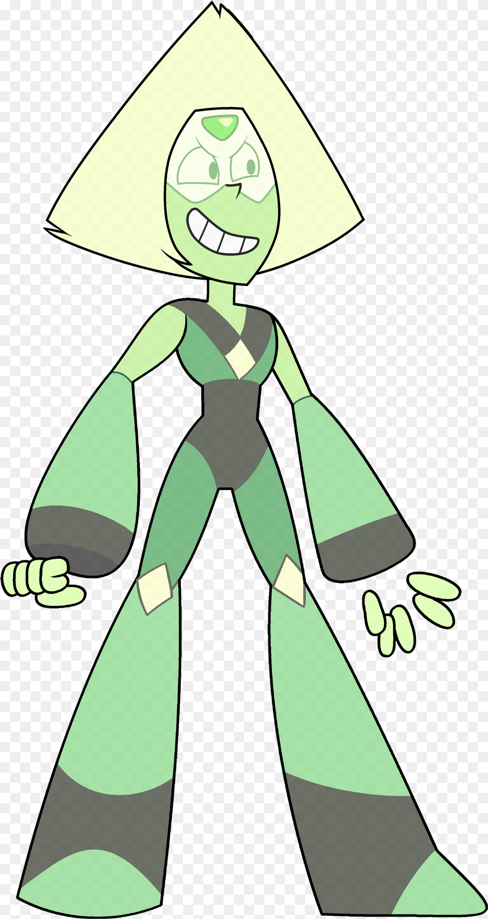 Steven Universe Wiki Peridot From Steven Universe, Cape, Clothing, Green, Person Free Transparent Png
