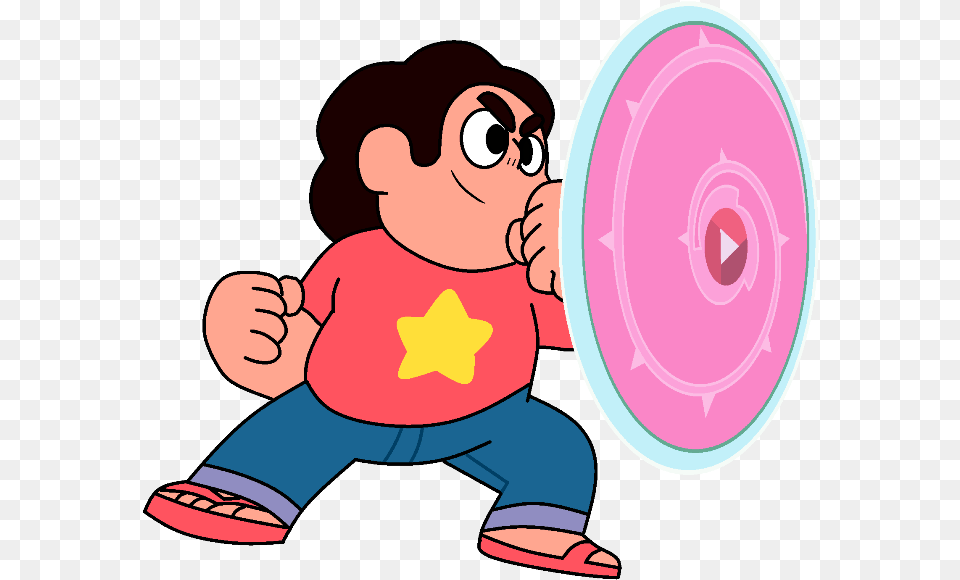 Steven Universe With His Weapon Steven Universe, Baby, Person, Face, Head Free Png