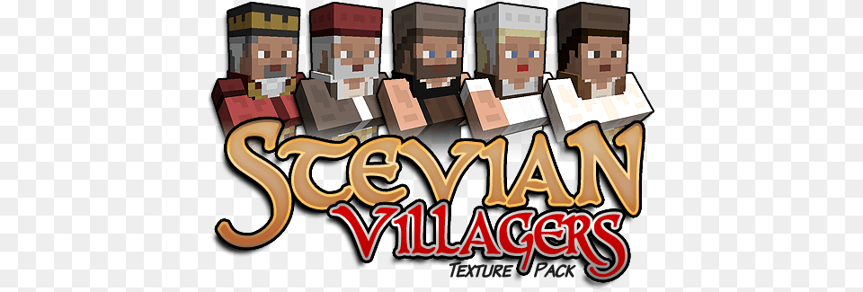 Stevian Villagers Simple Medieval Townsfolk With Familiar Villagers Resource Pack, Book, Publication, Advertisement, Art Free Transparent Png