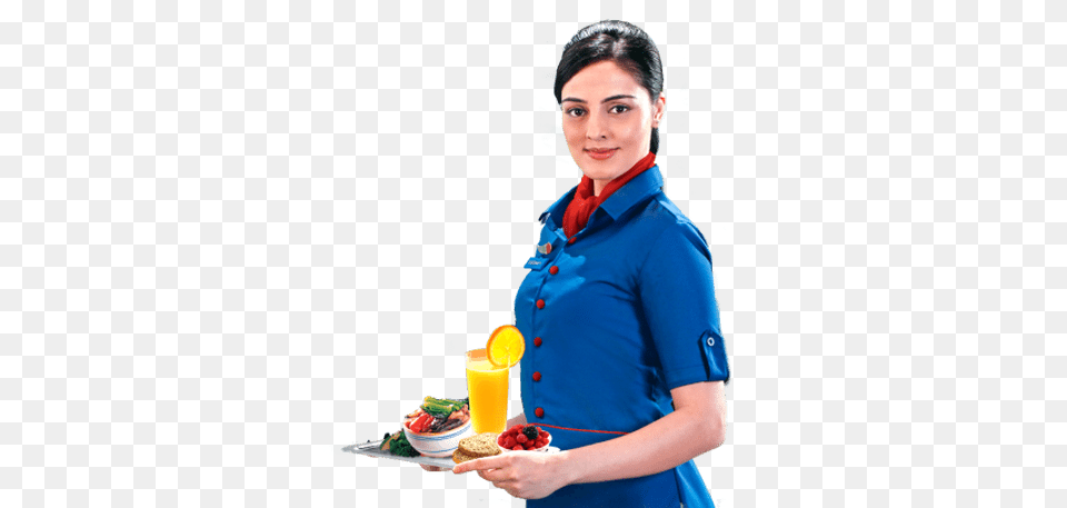Stewardess, Adult, Beverage, Female, Juice Free Png