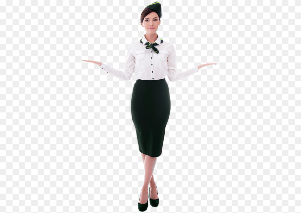 Stewardess, Long Sleeve, Blouse, Clothing, Sleeve Free Png