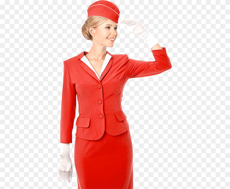 Stewardess, Adult, Suit, Sleeve, Person Png