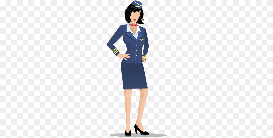 Stewardess, Cutlery, Fork, Adult, Person Free Png