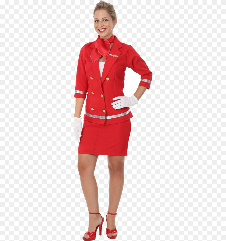 Stewardess, Suit, Skirt, Jacket, Formal Wear Png